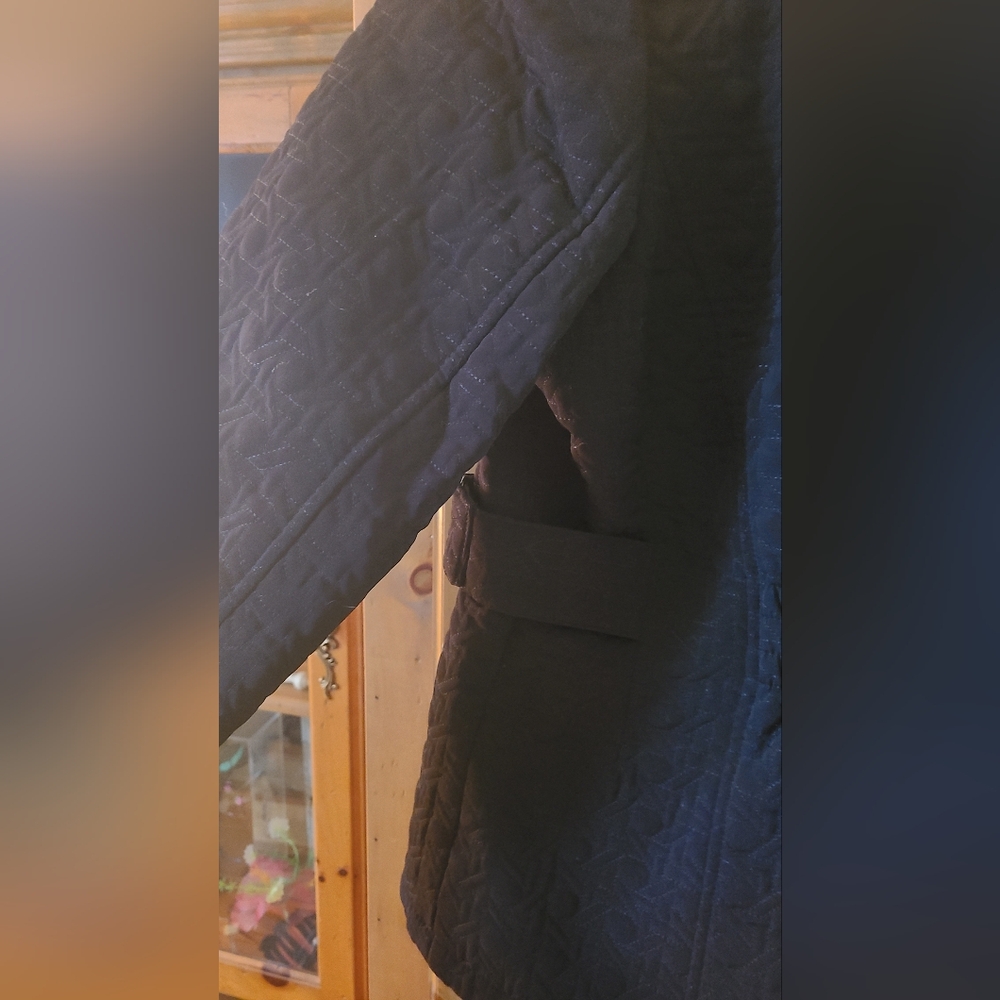 M Collection Black Fall Jacket - Picture 4 of 5